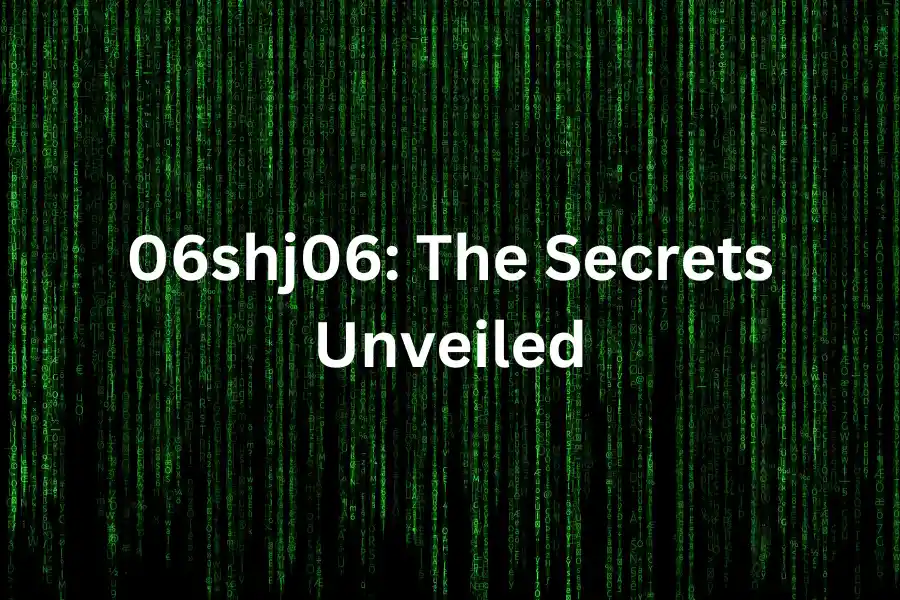 06shj06: The Secrets Unveiled